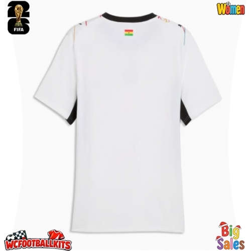 Ghana Replica Home Stadium Shirt for Women World Cup 2026 Short Sleeve